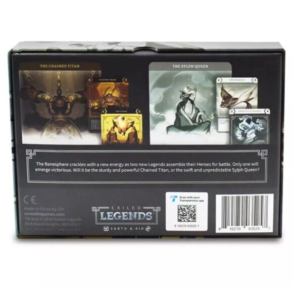Exiled Legends: Earth & Air Expansion Game - Picture 2 of 4